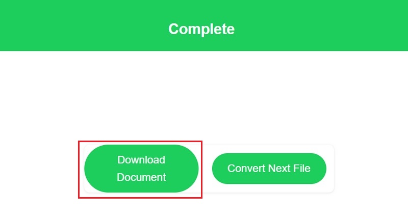 convert and download the file