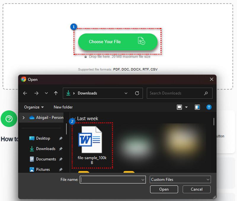 add your rtf file