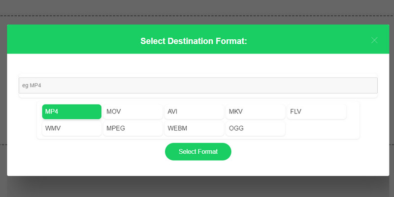 Choose Output Format